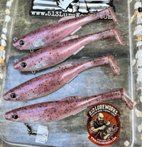 Image 3 of 6” Cutt Throat RIGGED Swimbaits - “GOBY”