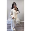 Cream Towelling Co Ord 