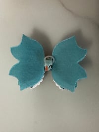 Image 4 of Pastel Floral Glam Tumbler Straw Topper Bow – Teal & Pink Designer-Inspired Cup Accessory