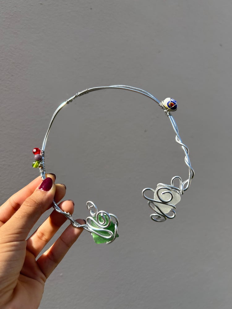 Image of ✧Jasmine Seaglass Choker