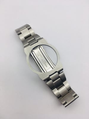 Image of Dynamic Geneve Watch Bracelet Stainless Steel Gents Strap With Ring FOR OMEGA.