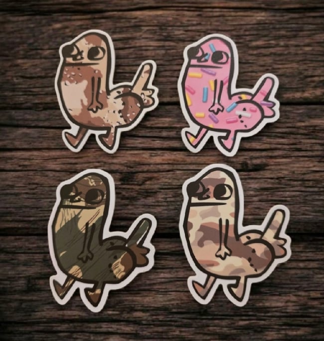 440. DICKBUTT STICKERS