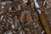 Image 1 of Oak leaf Earrings. 