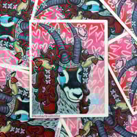 Where the antelope Chappell Roan 3” matte sticker