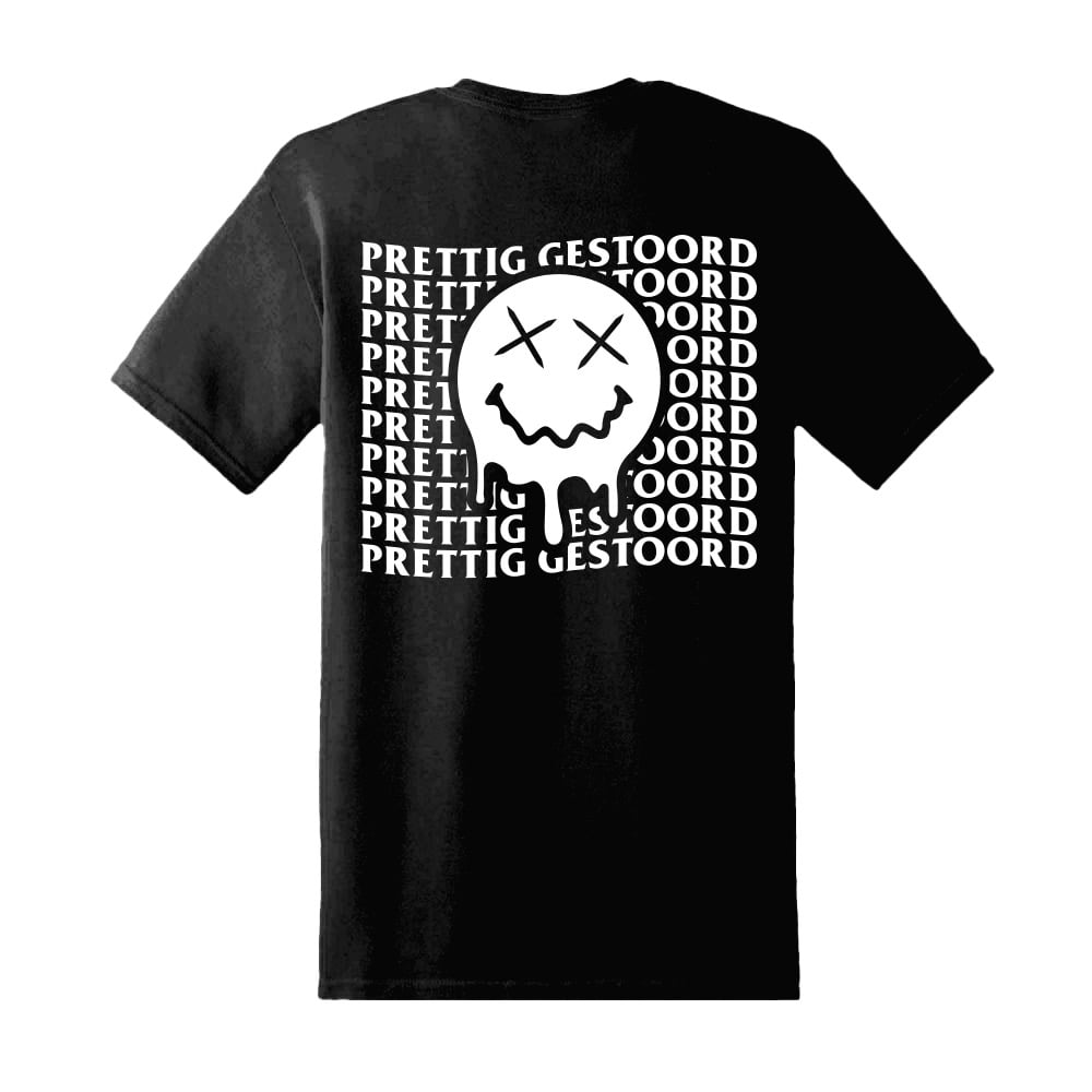 PRETTIG GESTOORD SHIRT BLACK 