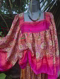 Image 2 of Gypset smock shocking pink oranges