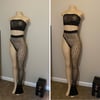 One leg fishnet set