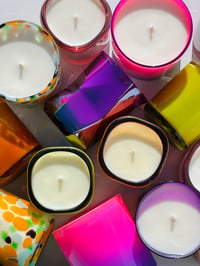 Image 6 of CUBIC CANDLES - AMBER | GREEN | PINK