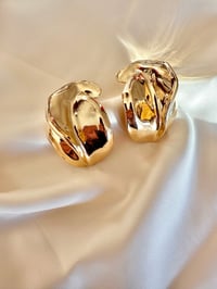 Image 1 of Gold Oversized Earrings