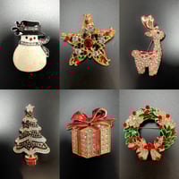 Image 1 of Christmas Brooches