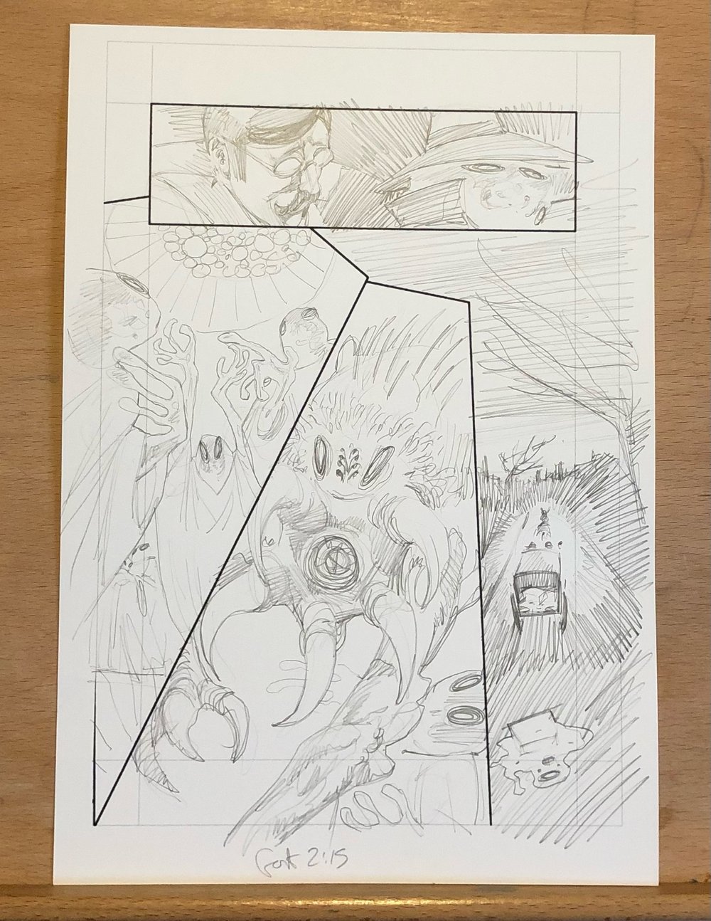 Image of Fort issue 2 page 15 pencils