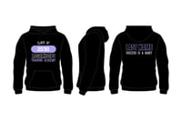 Image 2 of LocalHoops Class Of 20XX Fleece Hoodie - Black/Lavender