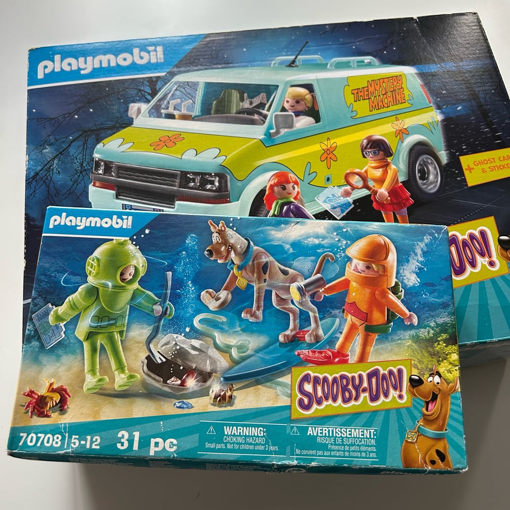 Image of Lot 2 boites playmobil scooby-doo