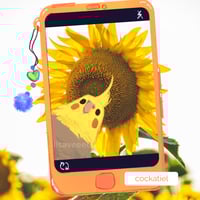 Image 3 of birb selfies | clear stickers
