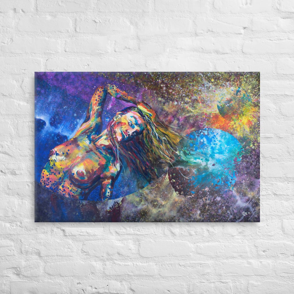 Image of ||| CANVAS PRINT ||| - "Staring at You, Wondering What's On Your Mind"