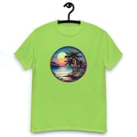 Image 5 of Unisex classic tee, Tropical Beach Sunset tee
