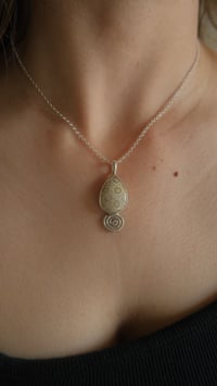 Image 2 of Coral & Spiral Pendant 