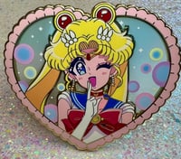 Image 4 of Love and Justice enamel pin 