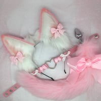 Image 1 of Pink 🦊 petplay Set 🐈‍⬛🐾