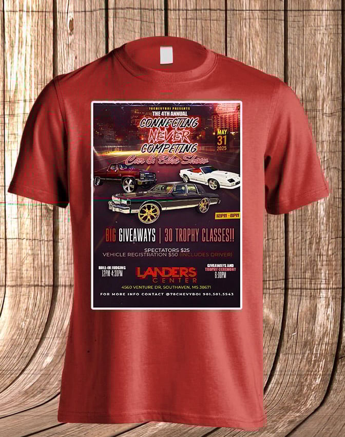 4th Annual CNC Carshow T-Shirt 2025