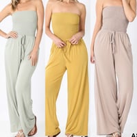 Image 1 of Halter Top Jumpsuit 