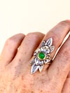 CHRYSOPRASE FLOWER / Size 6.5