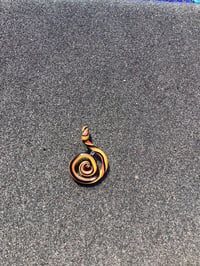 Image 2 of 3 Color Blend Spiral Pendant 