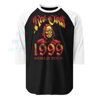 Red Cloak 3/4 sleeve raglan shirt