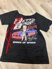 Medium Betty silver off shoulder lace destroyed 