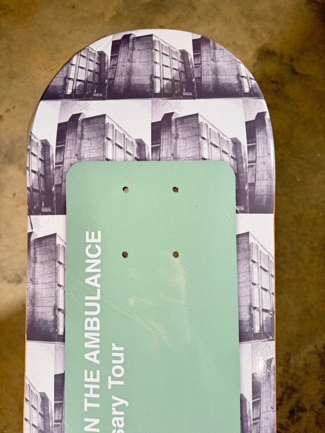 Thrice skateboard - Artist in the Ambulance 20th anniversary tour House of Blues 