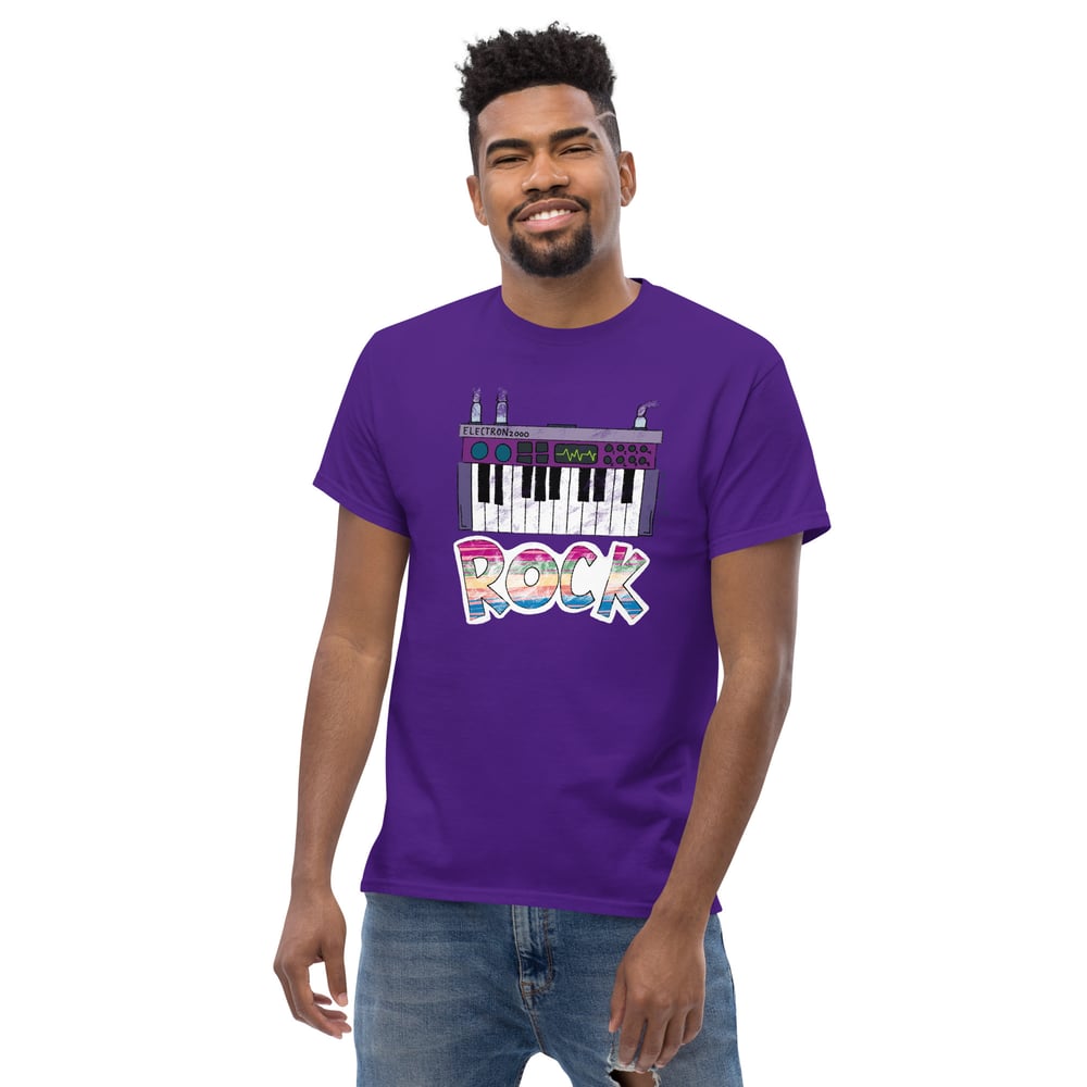 Rock Keyboard Retro Tee