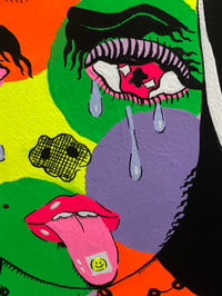 Image 3 of Tears of the Acid Nun Original Painting