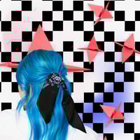 Image 1 of „Fuzzy Reality “ MyArt All-over print bandana