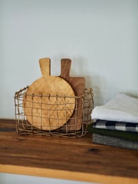 Image 1 of BRASS WIRE BASKET