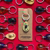 Image 2 of Scorpion Teardrop Keychain 
