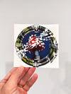 90 Mushroom 5" Sticker