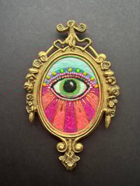 Image 1 of Mystic Eye (coral/pink/light green)