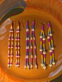 Image 1 of Pride Pearl Danglers