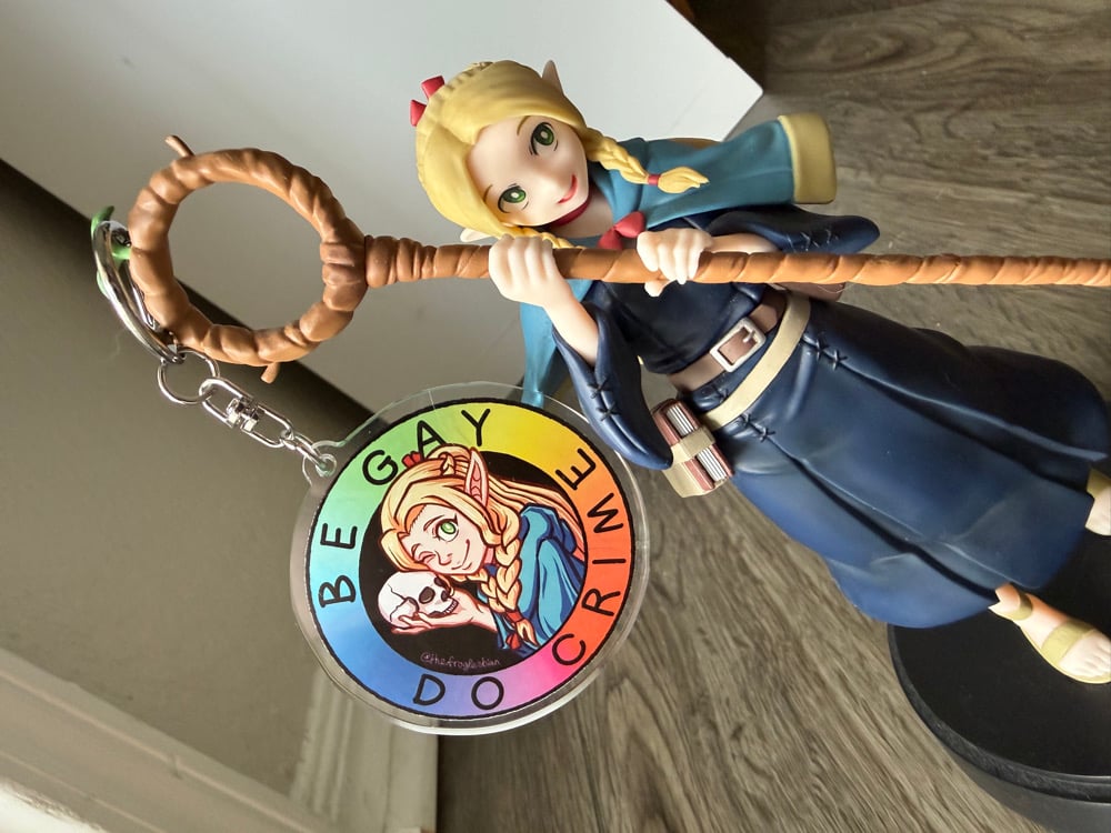 Image of Marcille Be Gay Do Crime Sticker / Acrylic Charm