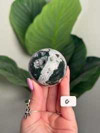 Image 3 of CHOOSE YOUR OWN MOSS AGATE SPHERE -INDIA- LOT 1