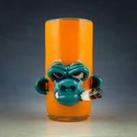 Image 1 of Smokin' Chimp Shot Glass in Lava