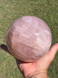Image 10 of Large Rose Quartz Sphere | Madagascar #2967
