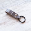 Ostrich Leg Keychain - Faded Brown