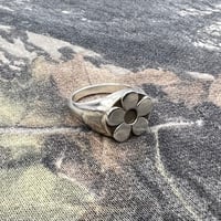 Image 2 of Flower Signet Ring