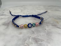 Image 5 of COLORFUL EYE BRACELETS blue