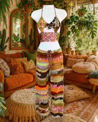 Image 3 of EARTH SCRAP PANTS - LOW RISE