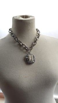 Image 5 of Sheep tooth chunky statement necklace big