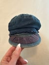 1960s greek fisherman's denim cap