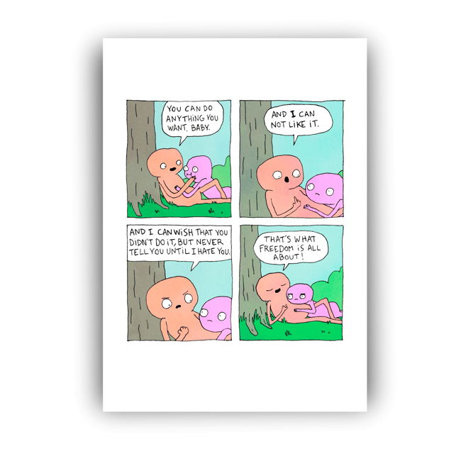 Comic Print - Freedom