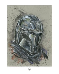 Image 2 of Mando /Fett  11x14 Signed Art Print